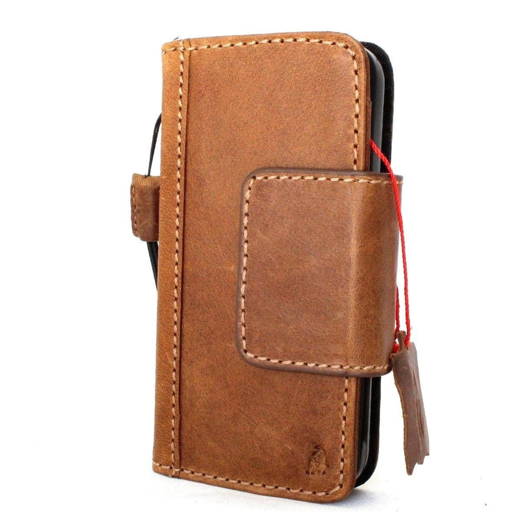 Zeep Denk vooruit Maak een bed genuine real leather case for iphone 5 5s 5c SE book wallet credit car –  DAVISCASE