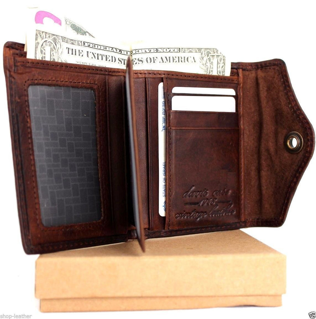Genuine Men Leather wallet Money Billfold skin ART Special Design Mone – DAVISCASE