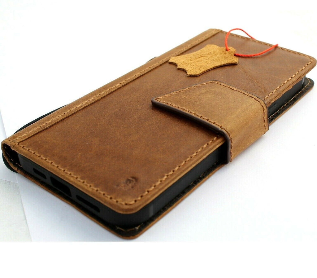 vintage leather iphone case