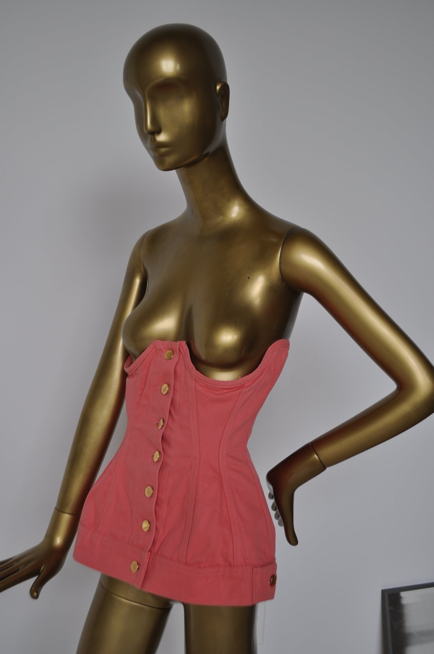 JEAN PAUL GAULTIER JUNIOR 1980s 1990s Vintage Bustier Corset Cone Bra –  VINTAGE VON WERTH