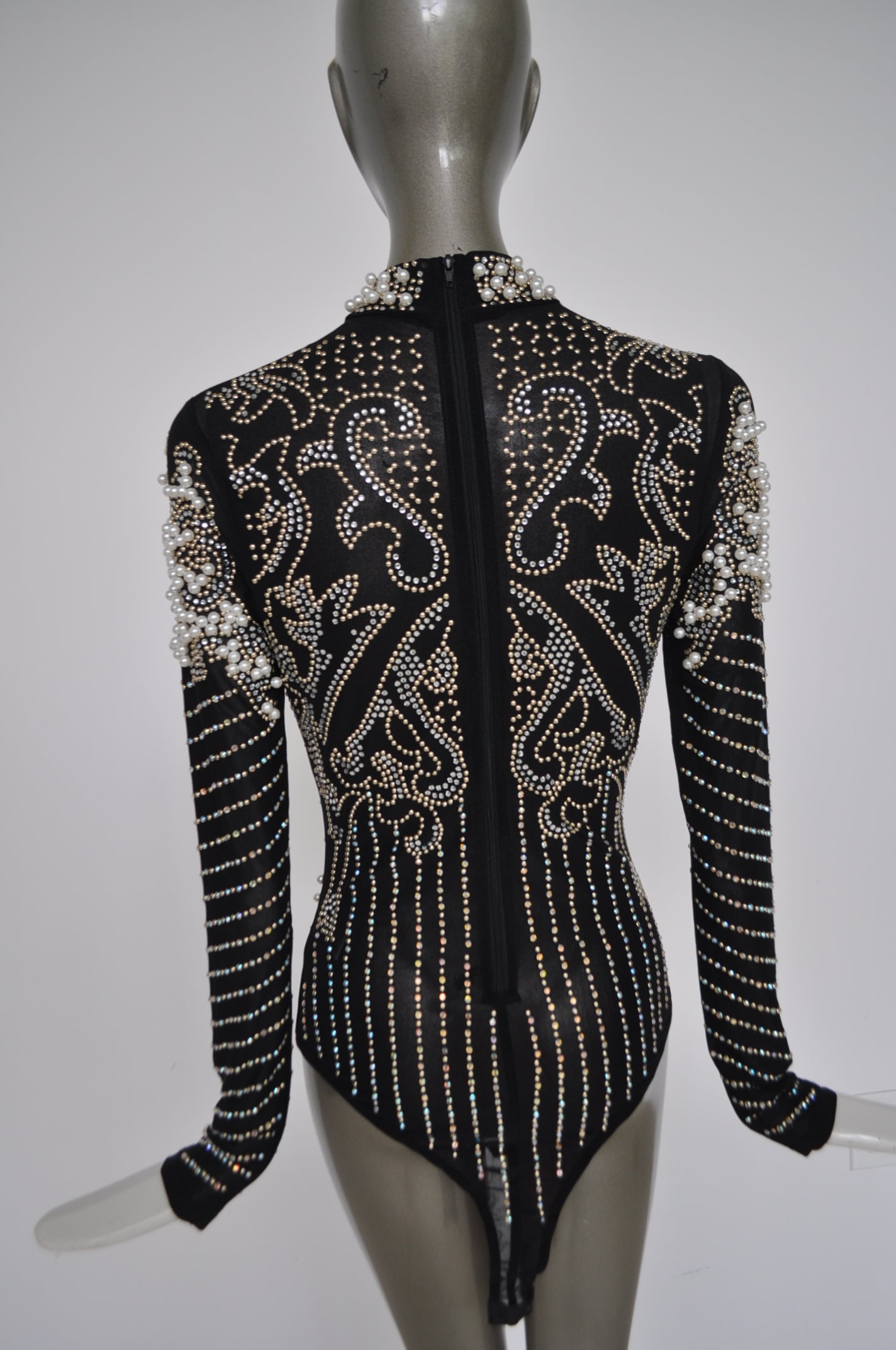 Beaded bodysuit – Vintage Le Monde