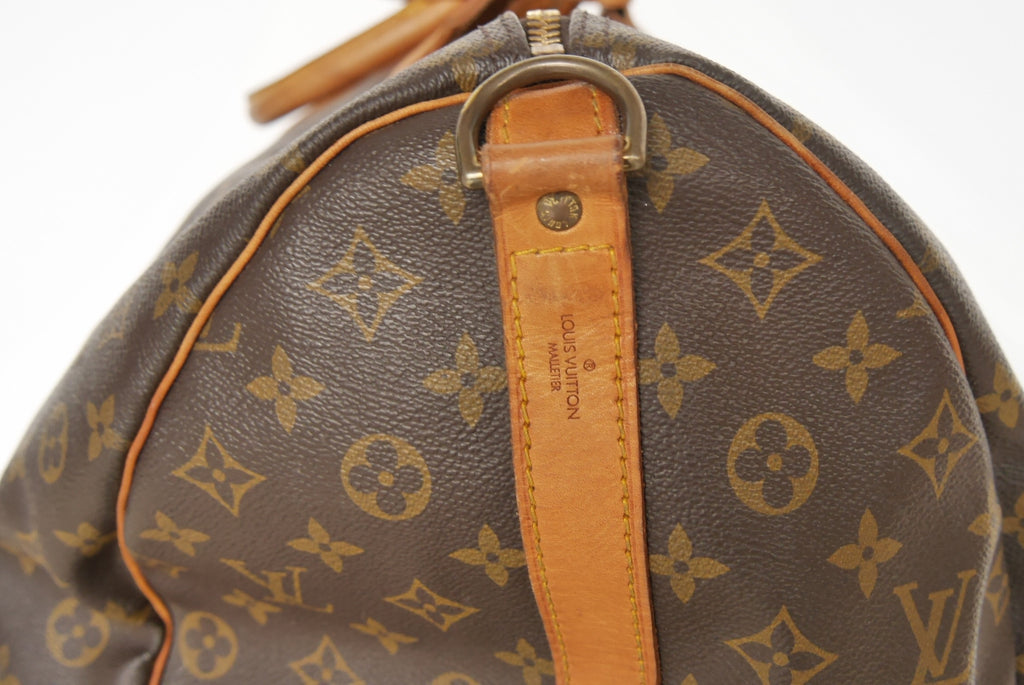 1980's Louis Vuitton Brown Classic Monogram Canvas Vintage Keepall 60 at  1stDibs