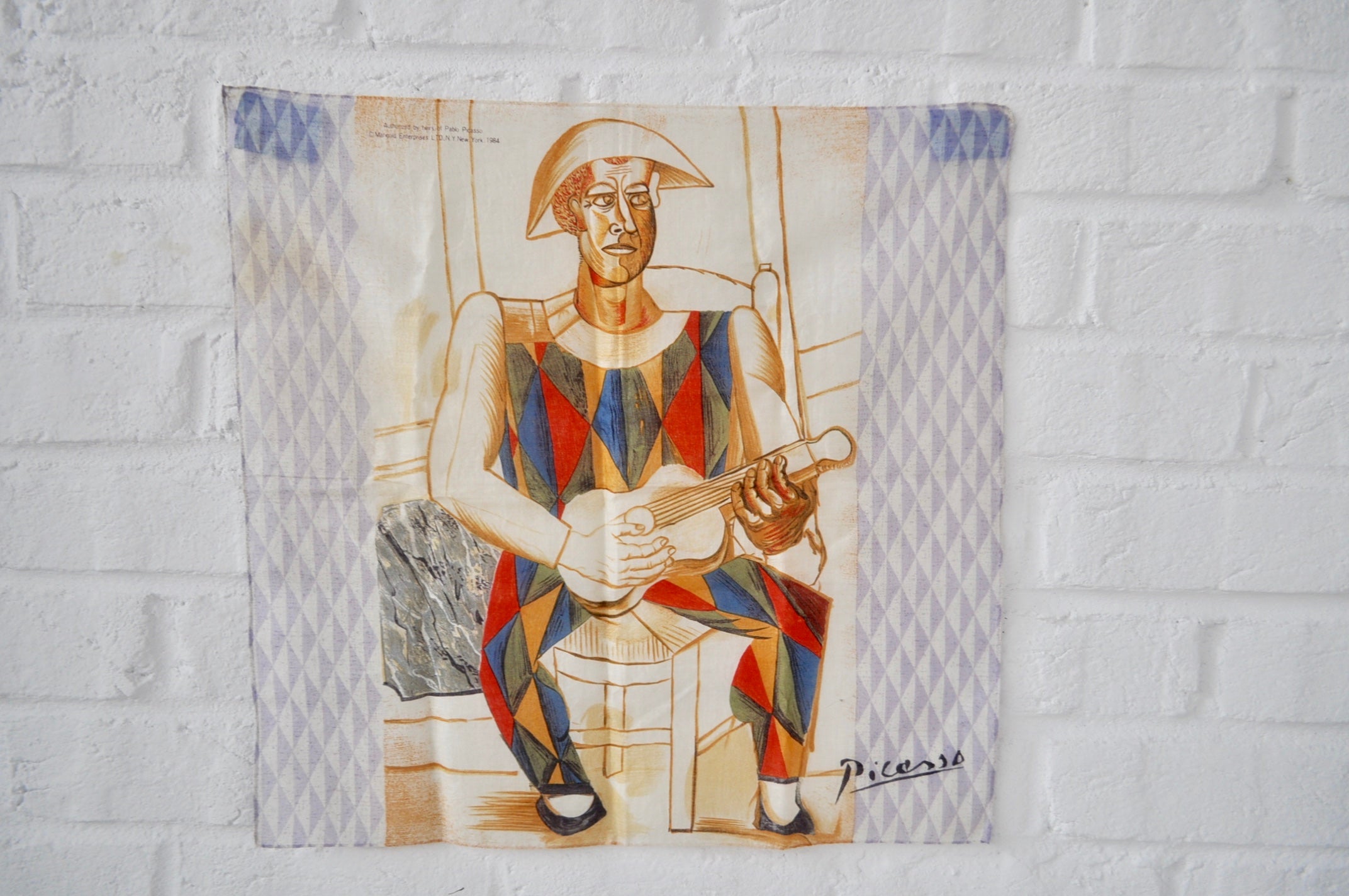 Pablo Picasso scarf. – Vintage Le Monde