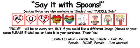 Say it with spoons. Example page.