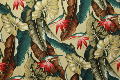 tropical upholstery fabric