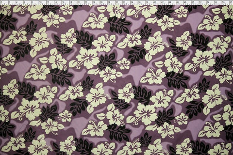 Hawaiian Hibiscus Tie Dyed Plum Fabric – Islands Fabric