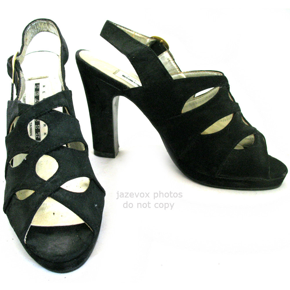 black high heels size 5