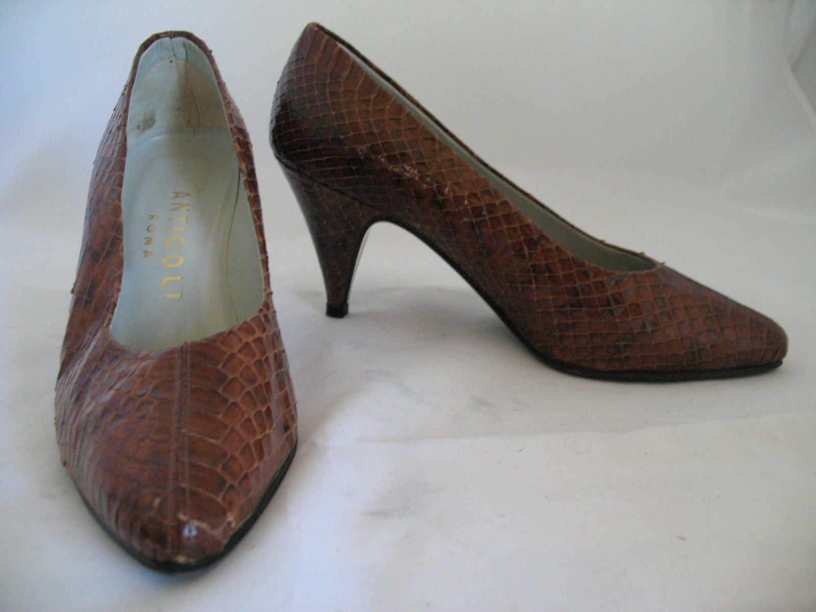 MADE In ITALY SNAKE SKIN SNAKESKIN Leather Womens SHOES | TropicalFeel