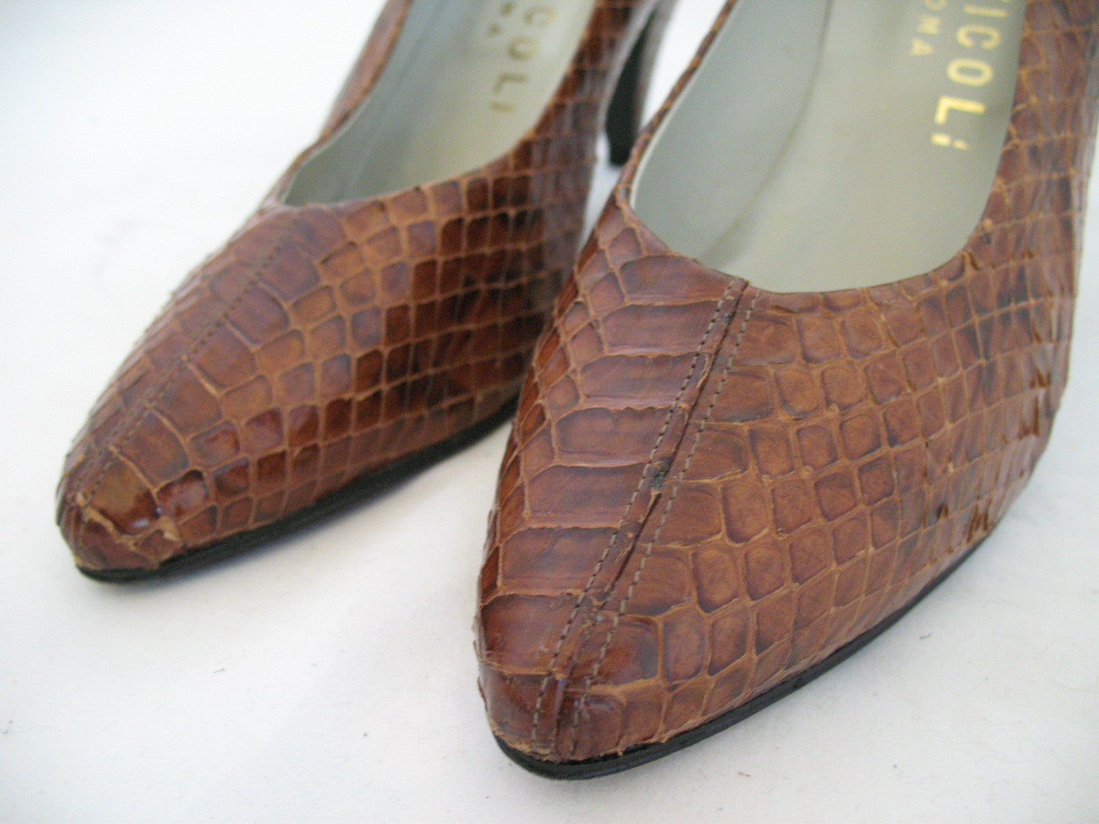 shoes made from animal skin
