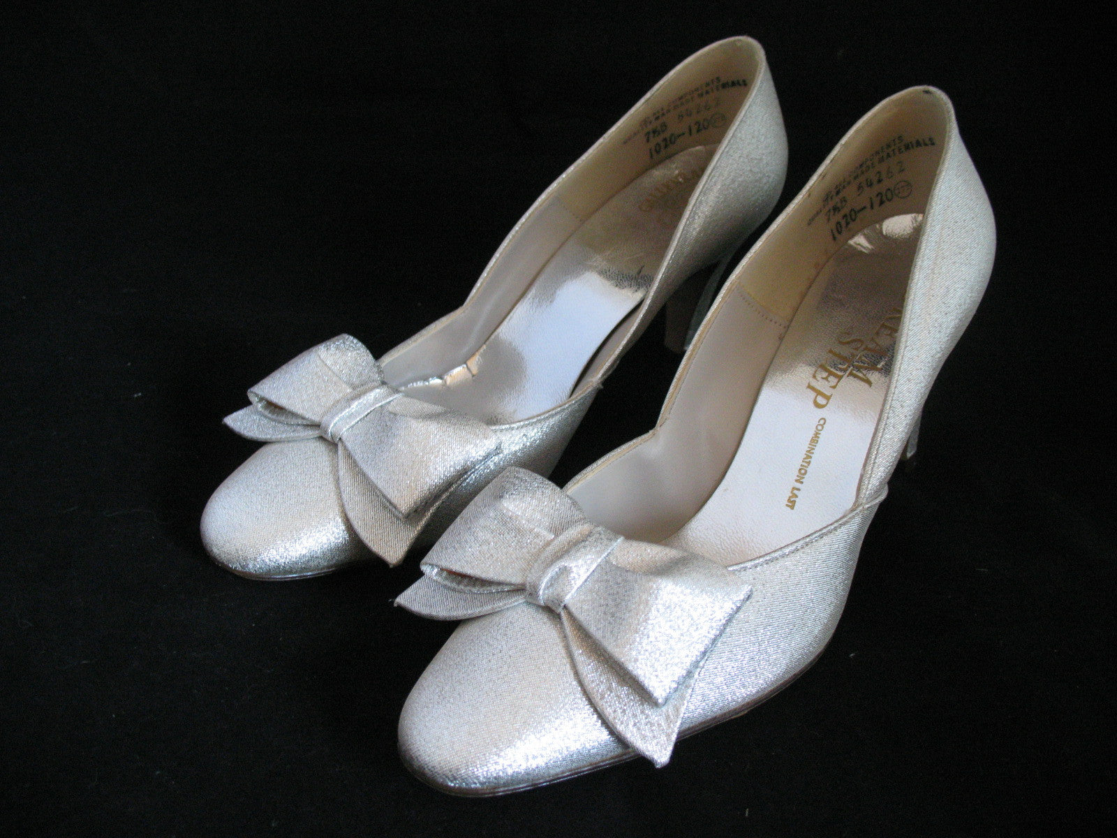 silver grey ladies shoes