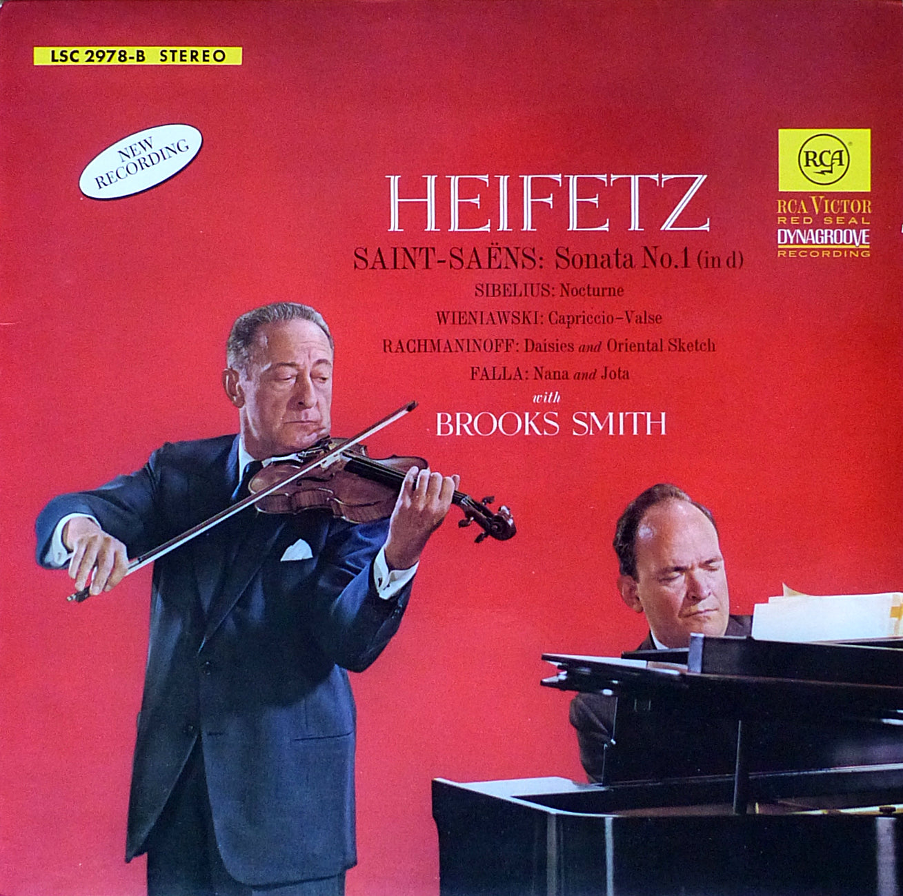 Heifetz: Saint-Saëns Violin Sonata No. 1, etc.