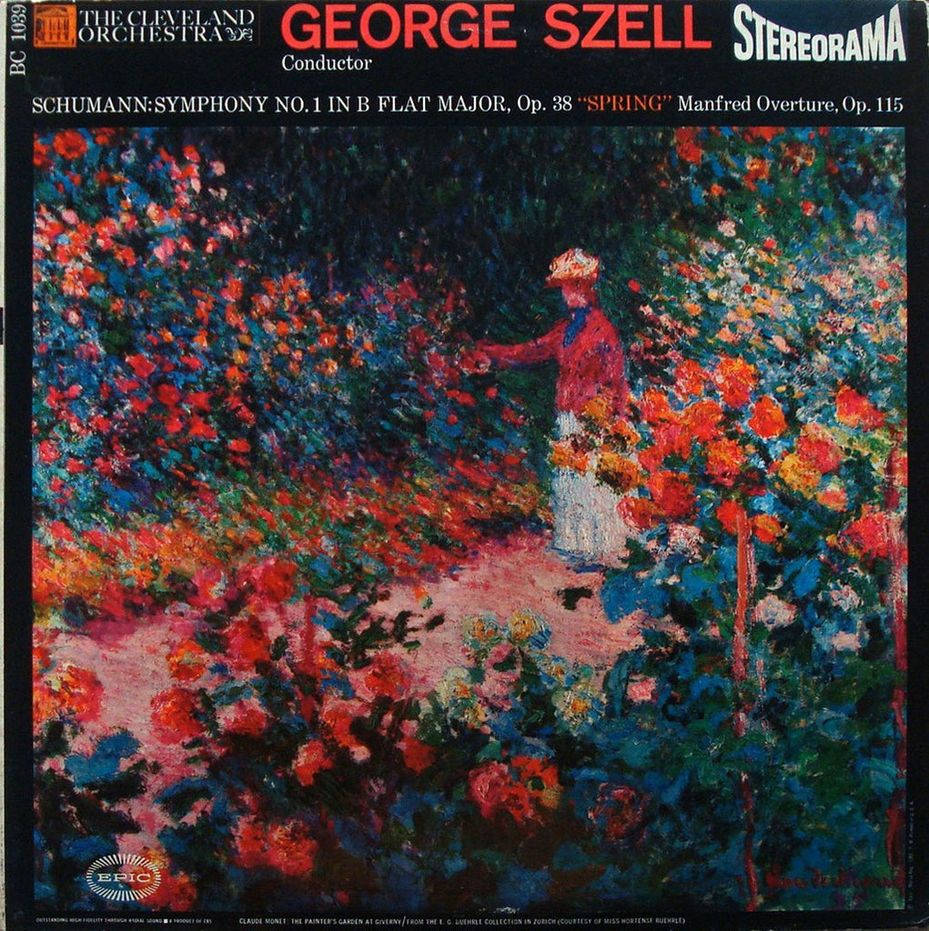 LP - Szell: Schumann Symphony No. 1 "Spring" + "Manfred" Overture - Epic BC 1039