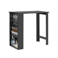 SoBuy - Table de bar avec 3 compartiments - Noir - 106x57x112 cm - 047bb2c4-a3dc-425b-8c78-8a0b155ba1c0_37ba2b77-1e2c-42ca-ac95-13452e6c15d5