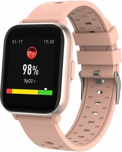 Montre intelligente - Denver - Smartwatch - Bouton facile à retourner - Podomètre - Appels/SMS - TUYA app - Suivi de l'activité du sommeil - Moniteur de tension artérielle et de fréquence cardiaque, Mode sport - IP68 - SW164 - Rose - 086f3eaf-312b-4dc3-a10e-5354ab0cdfd2_898ee96d-694f-4b62-a927-f8d632fa273c