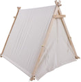 Sunny Sienna Tente de jeu avec drapeaux et tapis de sol crème - Tente Tipi Wigwam pour enfants avec pendule et sac de rangement - Arceaux en bois FSC - 120x100x105cm - 0b3819aa2a5bf21b9b9cbb05d51638aa563a863a_Enriched_product_image_28ec816c-94ab-43f5-9f73-4ae7bd83e725