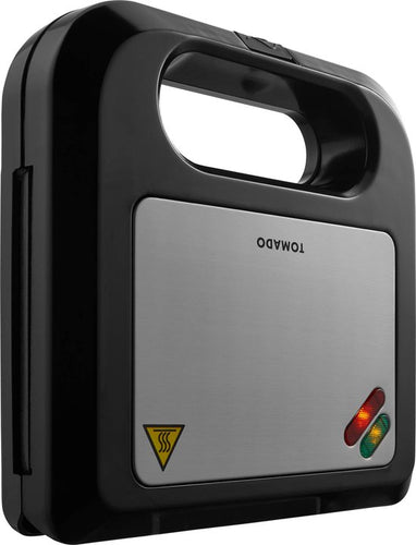 Tomado TGS2001S - Fer à toasti - Gril - Sans PFAS - Toasti maker - 750 watts - 22.5 x 13 cm - Noir/RVS - 0d42710a9c16fb322cf2a69c6a0811237606a64e_Enriched_product_image_69094a6f-90a0-4a62-9ce4-570e4bda2a8f