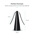 FlyShield Détecteur de mouches de table avec USB - Ventilateur anti-mouche - Attrape-mouche - Ventilateur anti-mouche - Noir - 0e395b6d2440217dff09b4f7d85911c8e1dc1ab5_Enriched_product_image