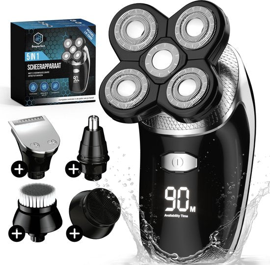Rasoir 5 en 1 pour hommes - Tondeuse - Rasage humide et sec - Tondeuse à nez - Tondeuse à barbe - 5 accessoires - 10a93727c4b33dc145fecff30f35a7e8e44632dd_Enriched_product_image_0162035e-e149-413d-ab42-8012a1473a5e