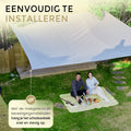 O'DADDY® Toile d'ombrage 5x5m Rectangle - Voile solaire - Filet d'ombrage - Auvent avec matériel de fixation - Protection solaire UV30 - Gris foncé - 12eddf293459739bd6f37f9185ef4ae0530d00d2_Enriched_product_image_39e9c9dd-1134-452d-ae0b-67159a5c4c59