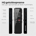 Auronic Dictaphone - Stockage 8GB USB - Noir - 12f0eec4-2337-47a1-be38-5e9fdab0a216_3cc4d55e-063b-4d0f-955c-e024e3d01b6e