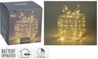 Nampook SET van 2 verlichte Geschenkdozen - 30 LED - 15 cm Hoog - 133a4305-ee4d-4414-84a0-5f2dea3172b9