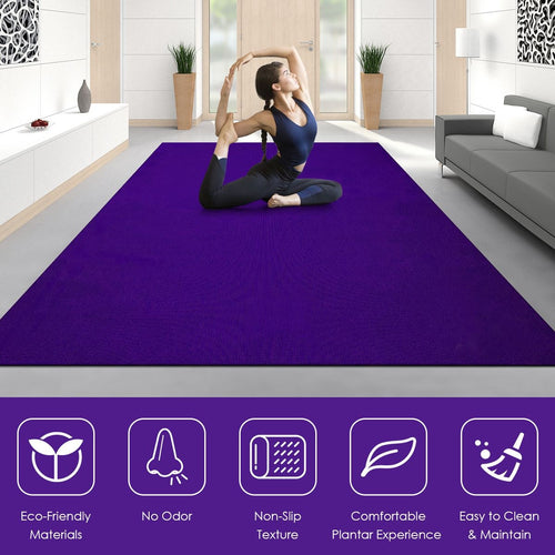Coast Tapis de gymnastique - antidérapant - 183 x 122 cm - violet - 17ae1f01-a2a2-4fd2-ac6b-19152bbb119c