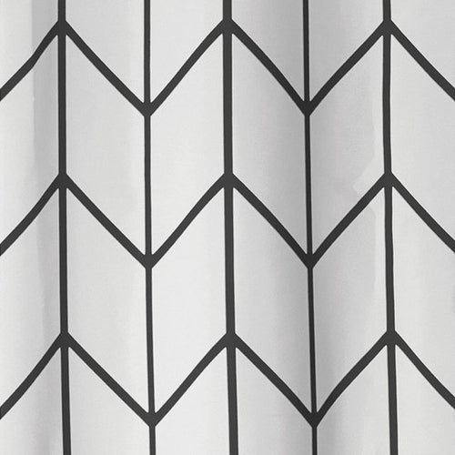 Rideau de douche Accessoires de salle de bains - Arête de poisson - Noir/Blanc- 180x200 cm - 19498a2a00d9de41e364cfcf178c3008d30c1397_Enriched_product_image_01dd848f-9d54-4259-81bd-316cf625b26a