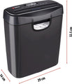 Destructeur de cartes de crédit et de documents alpina avec corbeille Noir - 19a66d09-5709-4a78-bac1-7af9b1a00587_f304ef22-c726-430f-bfee-e34a76e8f9ed