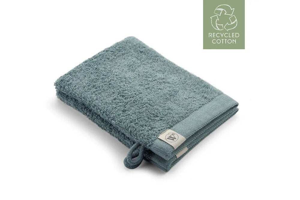 Gant de toilette Walra Coton remodelé PP Jade 2x 16x21