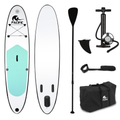 Planche de paddle gonflable Turquoise & blanc 305 cm 100 kg max Pacific - Pack complet planche et accessoires - 22f442b1-910c-4366-a9b1-64866c02d6c4