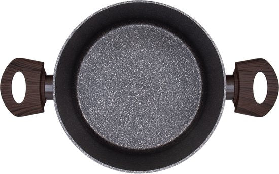 Resto Carina Poêle de cuisson - Ø24 cm - 4.7L - Marbre Revêtement antiadhésif - Induction - 2671b9f7bf765904e0dd58b76cd527d2e8b2cbd8_Enriched_product_image