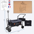 Chariot pliable - LifeGoods - 103L - 120kg - 98x45cm - Noir/gris - 3665267a-4a10-4b49-a2c1-43710066bf4a_a5214d97-eb56-4d50-8e22-0665a8c0e18d