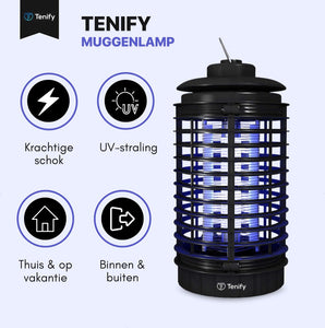 Lampe à insectes Tenify - Suspendable - Électrique - Intérieur et extérieur - Piège à moustiques - Lampe UV - Bouchon à moustiques - Lampe à mouches - 36c7354f-e470-4f57-896c-81388272f2bb_ace076ff-0623-49db-aa02-ffd8b6e066e7