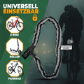 MIVELO Cadenas pour vélos - Avec serrure à clé et LED - 100 CM - acier inoxydable - 389eb08debf94d05e15387032a96f6f28e0cf225_bild_3_schlussel_reflektierend_1_0822de35-86d2-49f7-9d9a-70b5981018cc