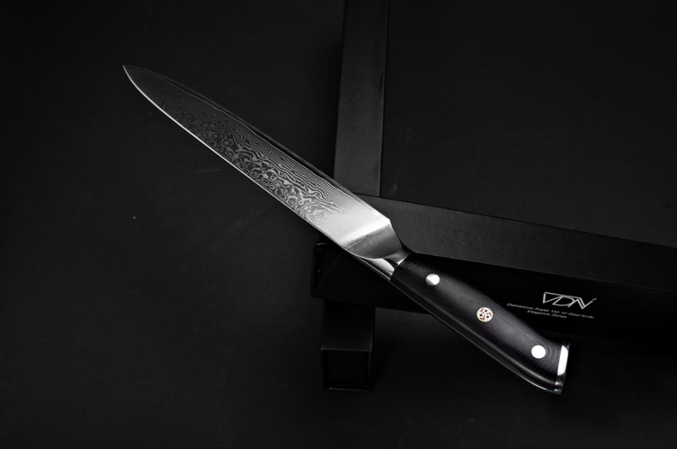 VDN Elegance Couteau à viande 21 cm en acier damassé - manche noir - 3ee8629f18bb5b630171c5a3c7d5068d066f42ee_Schermafbeelding_2025_05_30_145820