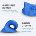 Masseur - Lifeproducts - Étirement pour le cou - Coussin de massage - Massage cervical - Bleu - 4265fe29-0c37-402d-8b2e-09663980e0ae_01cb90e3-d6b4-49dd-825e-ca8851a51fb1