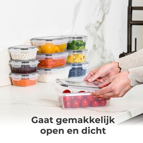 Stosh Freshness trays - Meal Prep Trays - Freezer trays - Food container - 12 pieces - Plastic - BPA free - 480a2119b5a38be4cb19b4f74ec27aee3d9dd483_Enriched_product_image