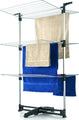 Tomado - Tour de séchage Ciclone - 40 mètres de longueur de séchage - Gris argenté - Pliable - Avec crochets pour cintres - Aluminium et métal - Garantie 5 ans - 49b1907331e17969b22eb0d91df48a3f95051a3d_Enriched_product_image_9ff78113-f60c-4ebb-b4f5-3c1ac073f7c4