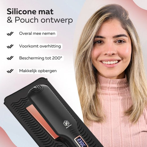 Beeperfect® Straightener Pro Straight - Lissage et bouclage - Lisseurs - Lisseur à cheveux - 80℃ à 230℃ - Tapis chauffant inclus - 4e7f6c7c42f47e6e0068cfe965ffbd6f18889979_Enriched_product_image