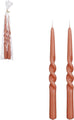 Mica Decorations Twist Dinner Candle - Lot de 2 - H29 x Ø2 cm - Terra - 4f1230a6375bad53b6de01ae279a0b08c06c5522_Enriched_product_image_e58b96bc-f67d-4233-b94f-885fa4345d8a