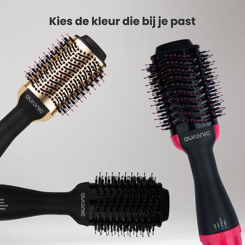 Brosse soufflante - Auronic - Airstyler - Boucleur - Brosse coiffante - Noir - 58073439c943a492ece43a30ecc1f1f2127244f3_Enriched_product_image