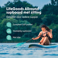 LifeGoods SUP Board All-round Compact - avec siège - capacité de charge de 100 KG - 300 x 76 cm - gonflable - ensemble complet de SUP - Deep Aqua - 613dd1d390a9cd217c74e542447fc56415fc570c_Enriched_product_image