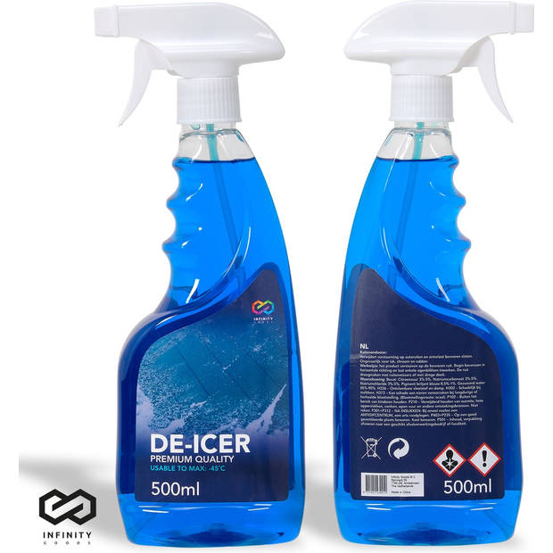 Infinity Goods - Dégivreur de pare-brise - 500ml - 5.7x9x24.3