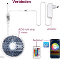 Gadgy Led Strip 5 mètres - RGB - Bande LED intelligente - Application pour smartphone - Télécommande - Compatible avec Google Home et Amazon Alexa. - 67353edb-78d1-48e0-b0a2-71b4a013a3d0_7e7a00dd-e05d-4d6f-8c45-746a1449ca27