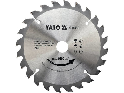 YATO Lame de scie circulaire Ø160 mm - 24T - diamètre intérieur 20 mm - 6d0f9206-66d4-401d-acb4-13a29a0c0814_9195a5f1-93eb-49a1-8994-b385f5057acf