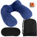 Oreiller cervical gonflable 3 en 1 avec sac de rangement - Oreiller d'avion - Oreiller de voyage - Velours - Forme en U - Masque de sommeil et bouchons d'oreille inclus - Bleu - 764a64257315e64c08a50a908428e1a0a14375f0_Enriched_product_image_3fdea011-4e06-4e4f-9cd2-86ad786a22e4