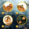 Casaria Boules de Noël en plastique 54 Set - Mat brillant Ø 3 4 6 cm Brun cuivré - 77a3def11f797c8324c7ca786aef183a60b96a34_Enriched_product_image_3d972d35-4eff-4063-8b4d-4293d9c8a9fd