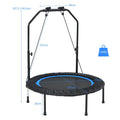 Costway Trampoline - pliable et réglable - max 150 kg - Ø101 x 107,5-130,5 cm - Bleu - 78fc4165e45f9aa3e733af2bde2ba5846b763387_eenvoudige_met_gedetailleerde_instructies_kan_zowel_binnen_als_buiten_gebruikt_worden_3_2_tw100_f4f24e90-bd60-40fb-8a96-0f8f22bfbf3d