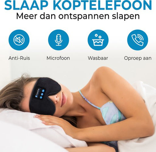PurelyGoods® Masque de sommeil Bluetooth 5.3 - Masque de sommeil pour les yeux - 3D - 100% occultant - pour femmes et hommes - 79e04223f0eae2354090e74d4f5764bd3bc4ddc3_Enriched_product_image