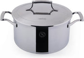 Cocotte avec couvercle - Saveur Selects - Ø22 cm - Acier inoxydable - Sans PFAS - Compatible induction et four - 7a0061f0758ce8edfe8269a963fadfec89a9fd35_Enriched_product_image